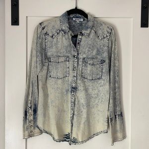 William Rast Button Down Western Shirt